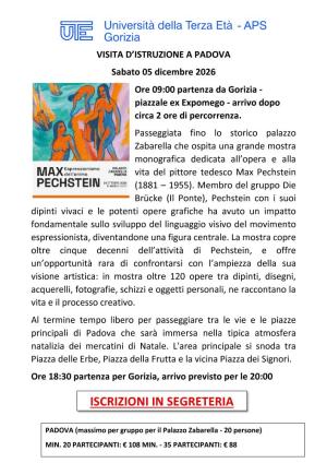 Visita d'istruzione a Padova - Mostra "Max Pechstein"