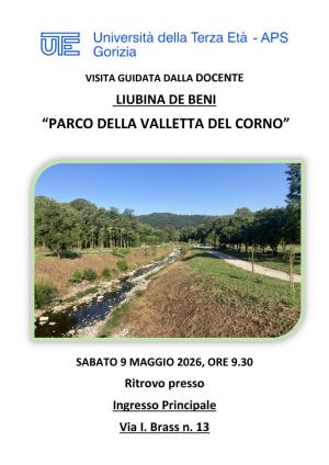 Visita guidata "Parco Valletta del Corno" Docente Liubina De Beni